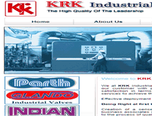 Tablet Screenshot of krkindianvalves.com